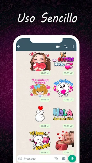 Stickers de amor para whatsapp Screenshot 0