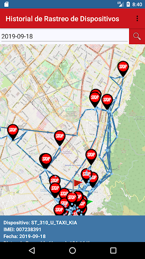 Gestión y Monitoreo Vehicular Screenshot 2