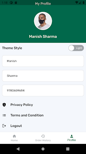 DailyFresh Grocery Rider App Screenshot 3