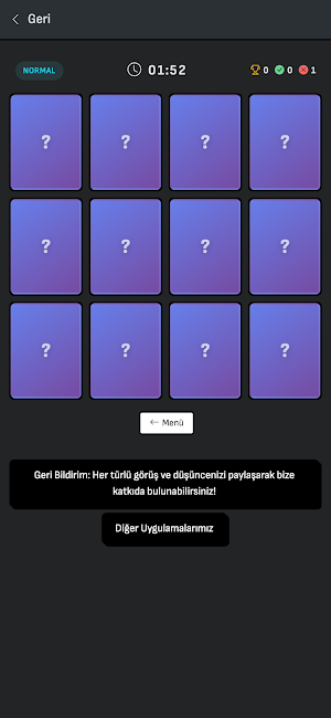 Kelime Eşleştir: Hafıza Oyunu Screenshot 1