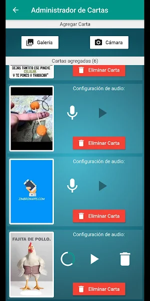 Lotería Personalizada Screenshot 3