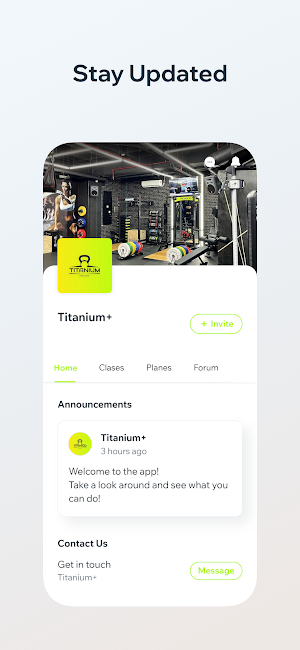Titanium+ | App de Miembros. Screenshot 2