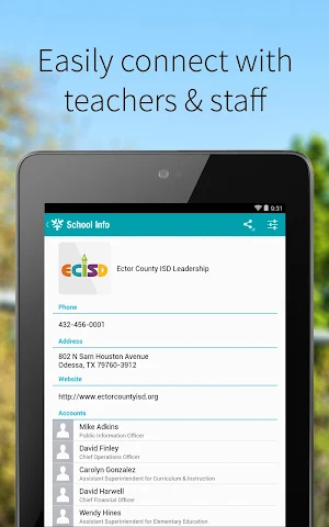 Ector County ISD Screenshot 1