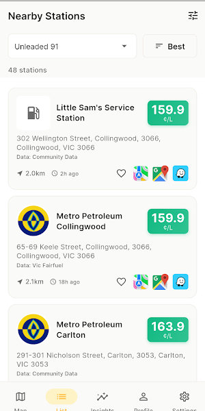Petrolmate: Cheapest Fuel ANZ Screenshot 1