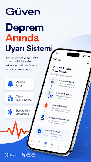 Güven: Deprem Uyarı Screenshot 2