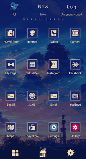 Peaceful Dawn Theme +HOME Screenshot 2