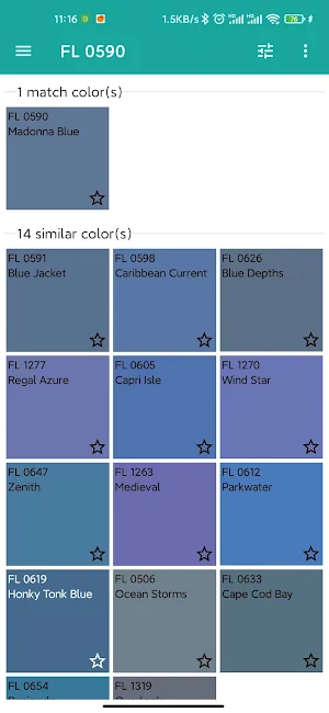 Florida Paint Colors Screenshot 3