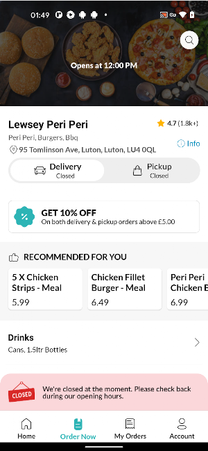 Lewsey Peri Peri Screenshot 2