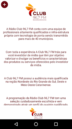 Club FM Machadinho Screenshot 2