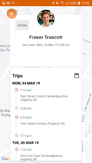 Commusoft Vehicle Tracking Screenshot 1