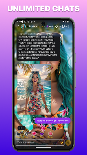 AVA Character AI Roleplay Chat Screenshot 2