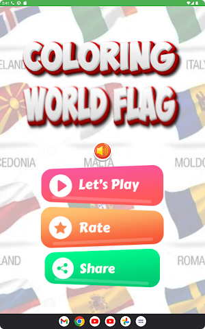 coloring world flag countries Screenshot 1