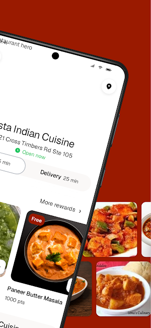 Ista Indian Cuisine Screenshot 1