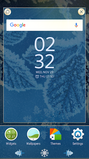 Winter Live Wallpaer | Xperia™ Theme Screenshot 2