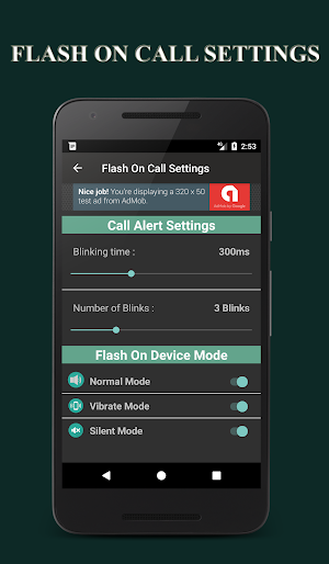 Flash Blinking Alerts : Call & SMS Screenshot 2