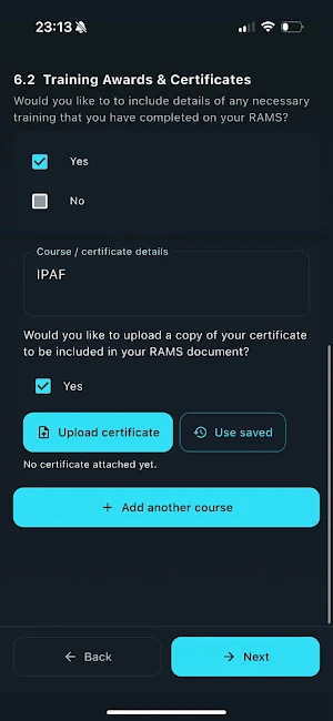 RAMS Creator Screenshot 3