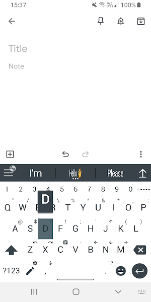 Theme for A.I.type Droid W א Screenshot 2