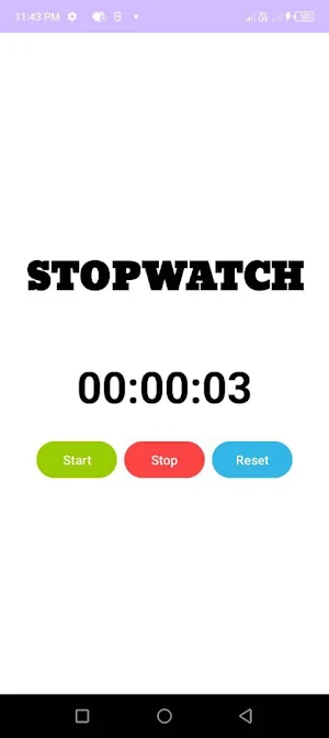 Stopwatch Screenshot 1