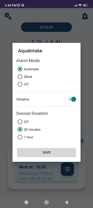 AquaIntake Screenshot 2