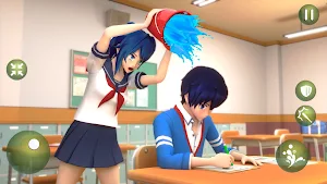Anime highschool Bad Girl Game Screenshot 1