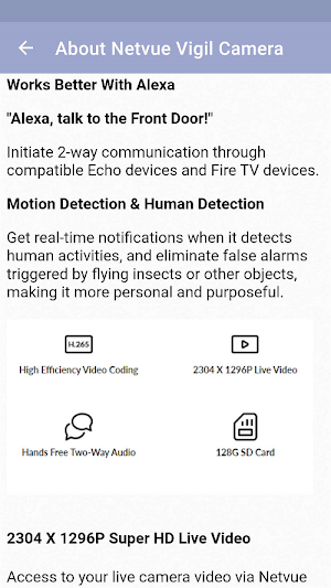 Netvue Vigil Camera Guide Screenshot 1