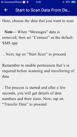 Android Transfer User Guide Screenshot 2