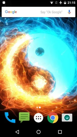 Wallpapers Fire & Ice Screenshot 1