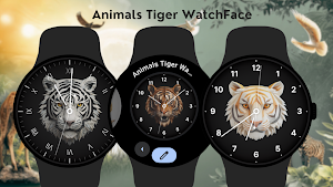 Animals Tiger WatchFace Screenshot 3