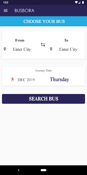 BusBora -  Buy Bus Tickets Screenshot 1