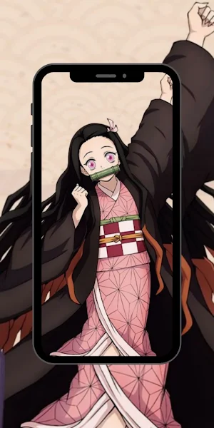 Nezuko Cute Kamado Wallpaper Screenshot 2