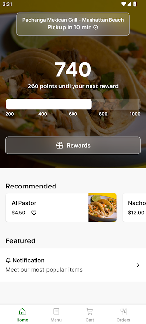 Pachanga Mexican Grill - CA Screenshot 0