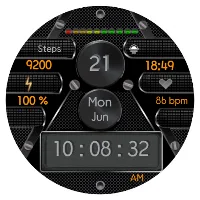 Carbon2021 Watch Face Wear OS
