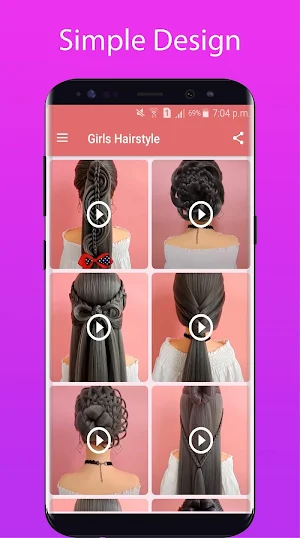 Hairstyles step by step for girls Screenshot 3