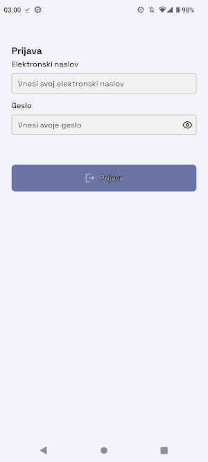 Evidenca delovnega časa Screenshot 0
