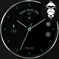 Minimal black v23 watch face