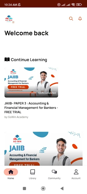 GoWin Academy - JAIIB CAIIB Screenshot 0