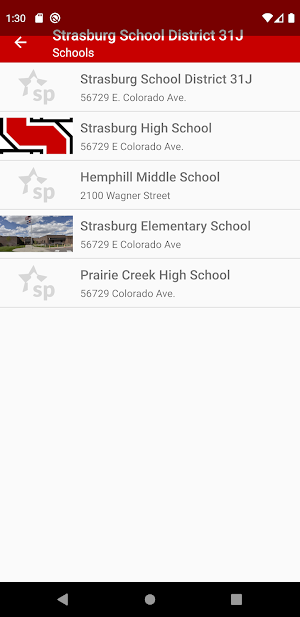 Strasburg School District 31J Screenshot 2