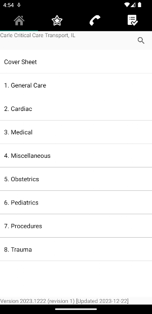 Carle Critical Care Transport Screenshot 2