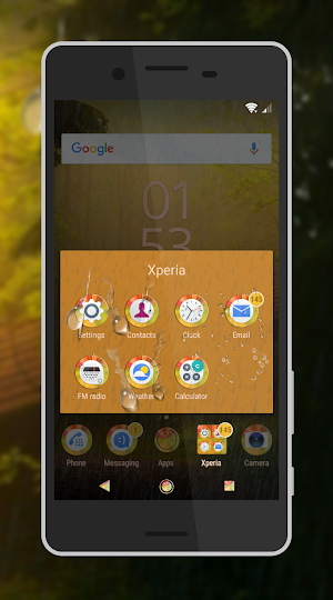 rain | Xperia™ Theme Screenshot 3
