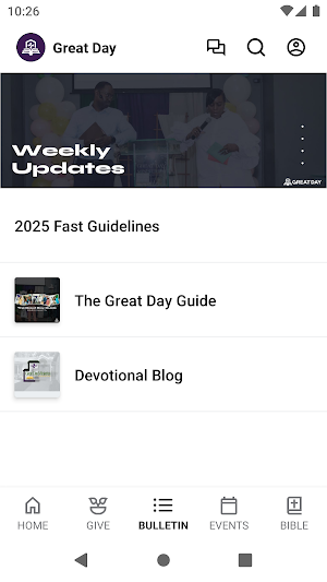 Great Day Ministries Screenshot 2