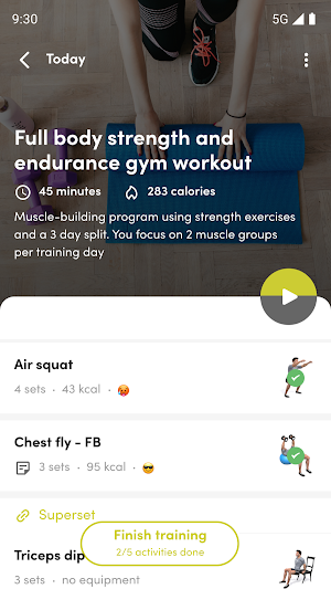 CLEAN FITNESS Screenshot 2