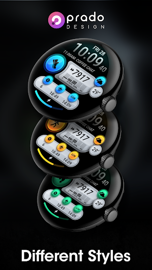 PRADO 64 Digital Watch Face Screenshot 3