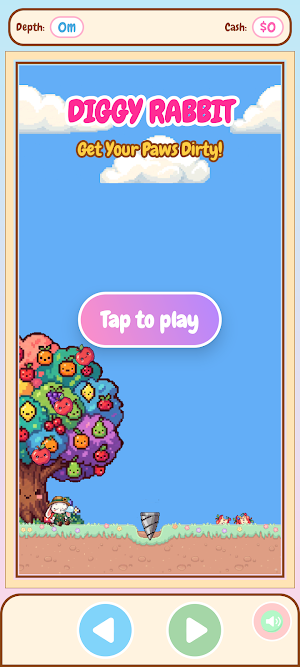 Diggy Rabbit! Screenshot 1