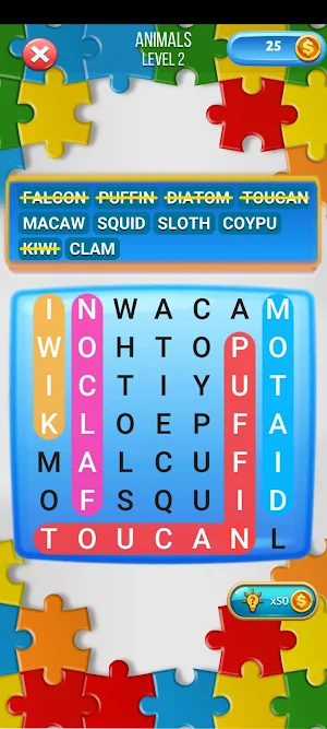 English hidden words Screenshot 2