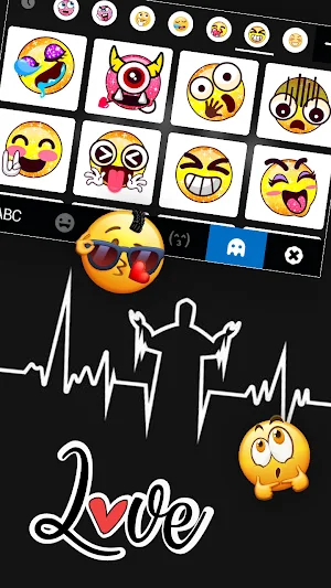 Jesus Heartbeat Keyboard Backg Screenshot 2