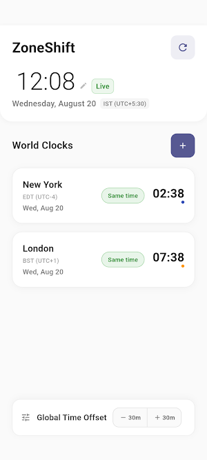 ZoneShift Screenshot 1