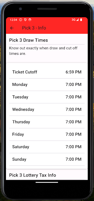California Lottery Results Screenshot 2