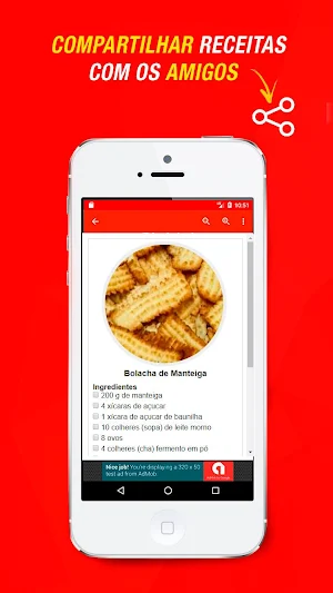 Receitas de Bolachas Screenshot 0