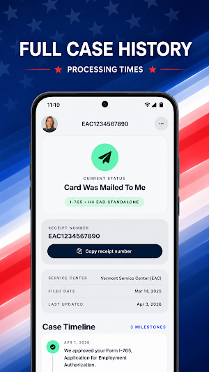 Case Tracker US Immigration Screenshot 2