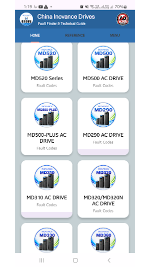 Inovance Drive Guide Screenshot 0